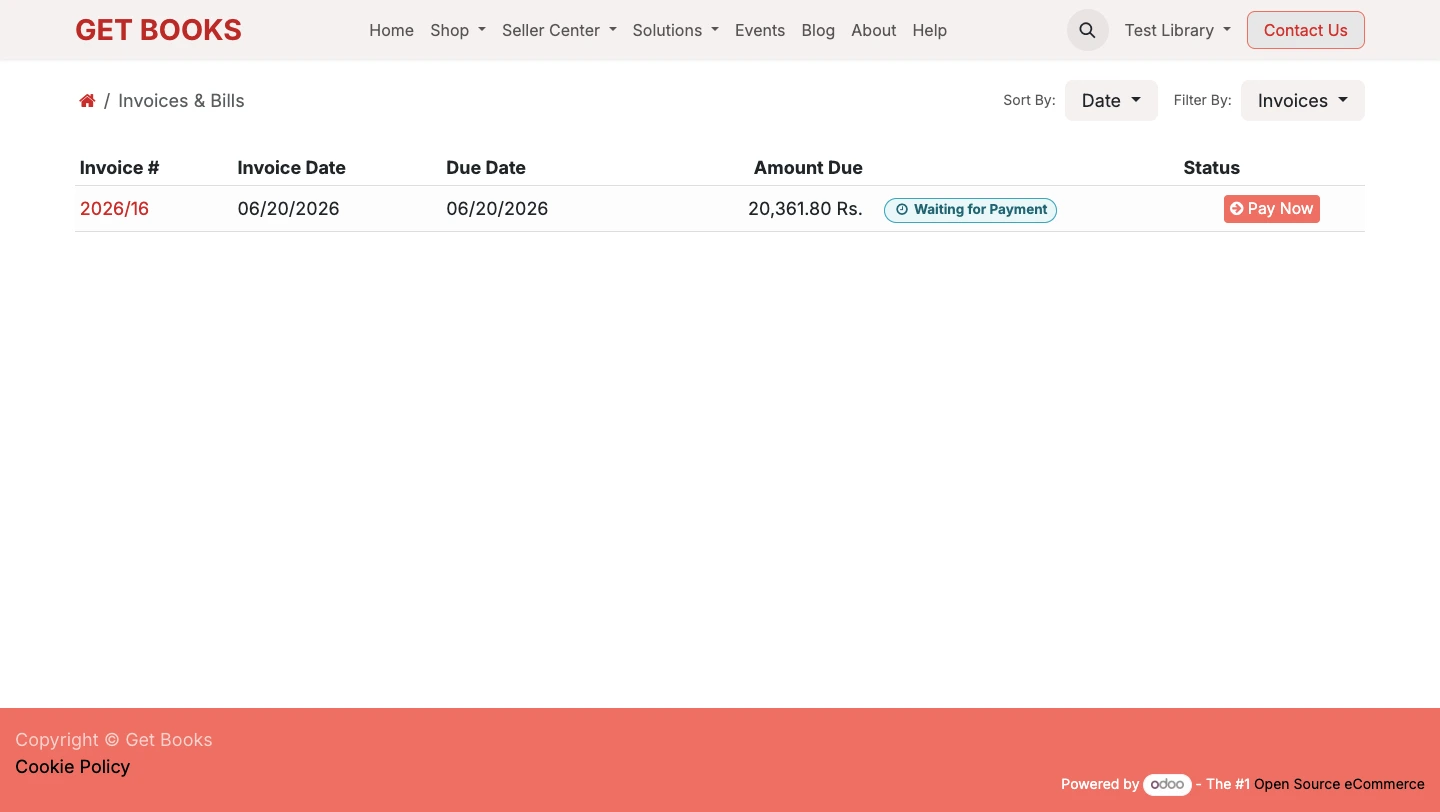 Screenshot of Librarian Portal sales order interface with purchase order details, vendor responses, and status tracking.