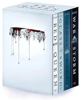 Red Queen 4-Book Box Set: Red Queen, Glass Sword, King's Cage, War Strom
