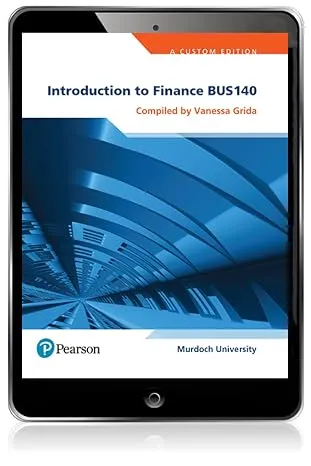 Introduction to Finance BUS140