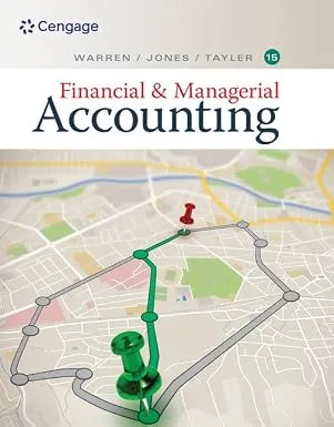Financial and Managerial Accounting 15th Edition